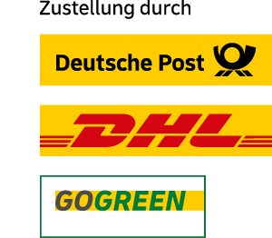 Logos von Deutsche Post, DHL und GOGREEN